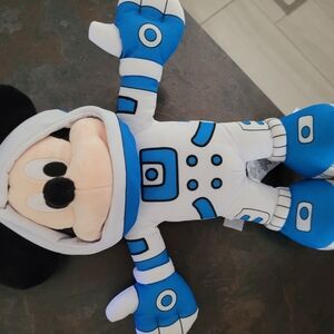 Disney Blue and White Space Explorer Stuffed Animal